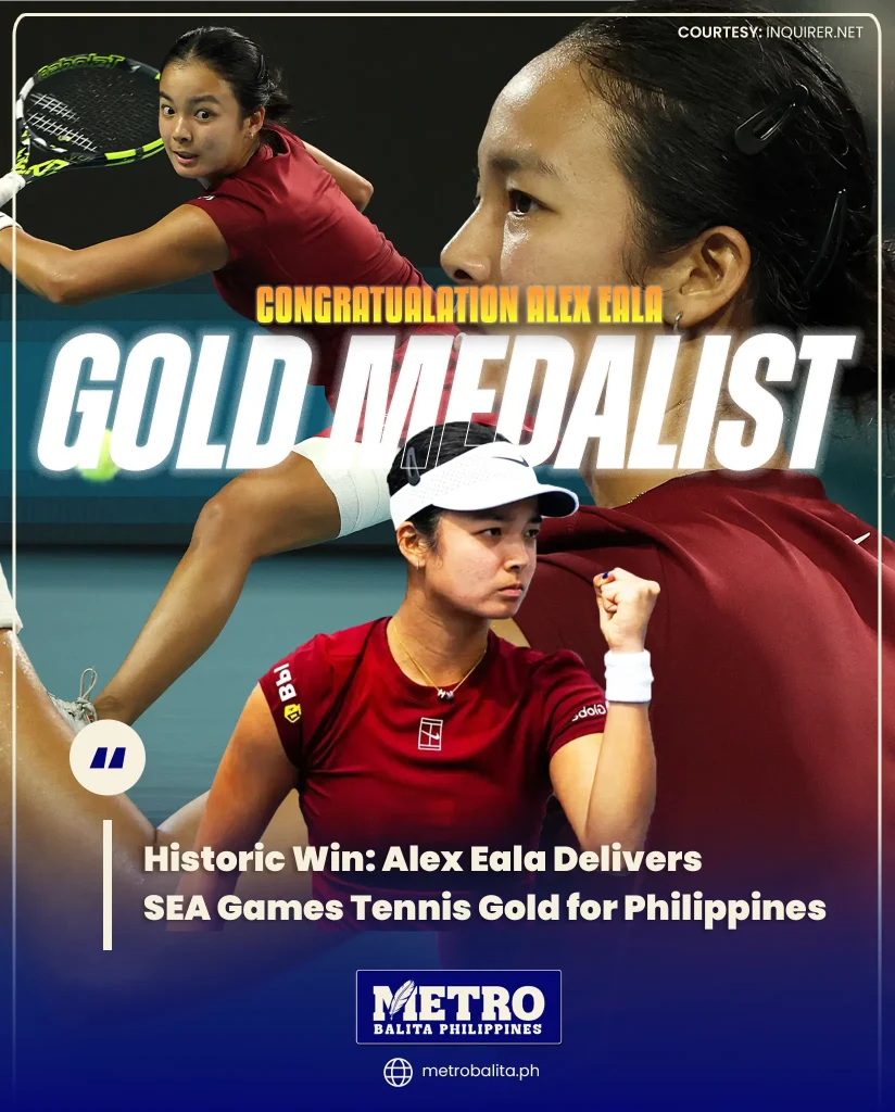 image of historic win: alex eala delivers sea games tennis gold for philippines