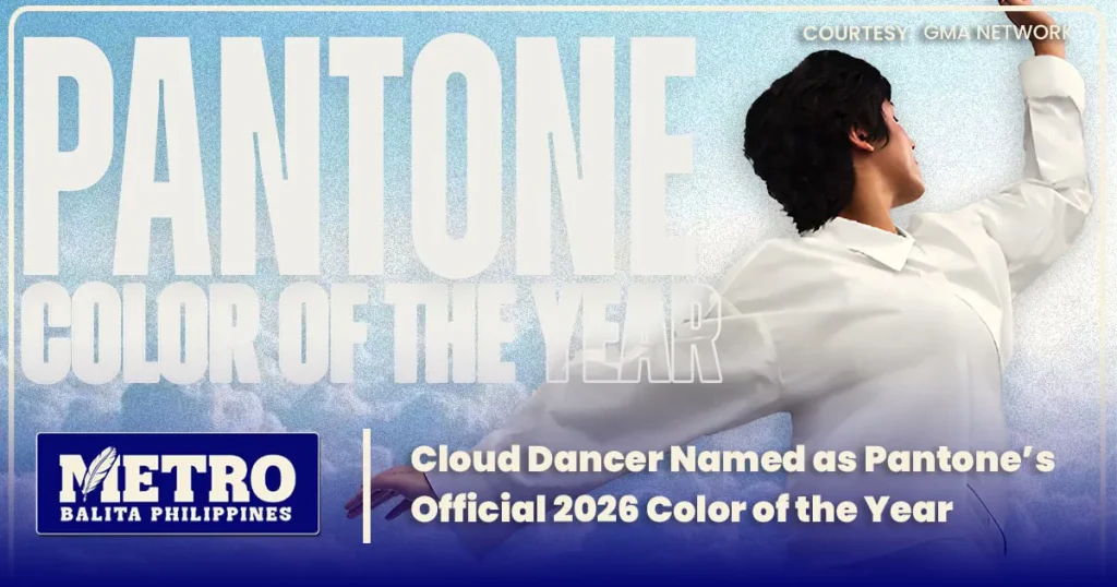 Cloud Dancer Named as Pantone’s Official Color of the year 2026