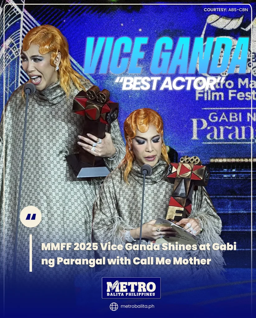 image of mmff 2025 vice ganda shines at gabi ng parangal with call me mother