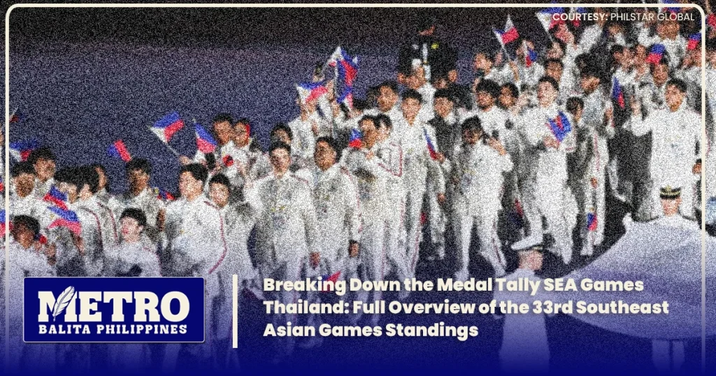Breaking Down the Medal Tally SEA Games Thailand: Full Overview of the 33rd Southeast Asian Games Standings