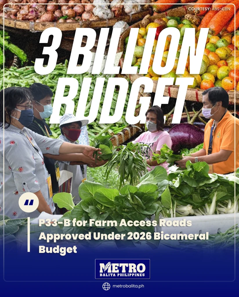 image of p33-b for farm access roads approved under 2026 bicameral budget