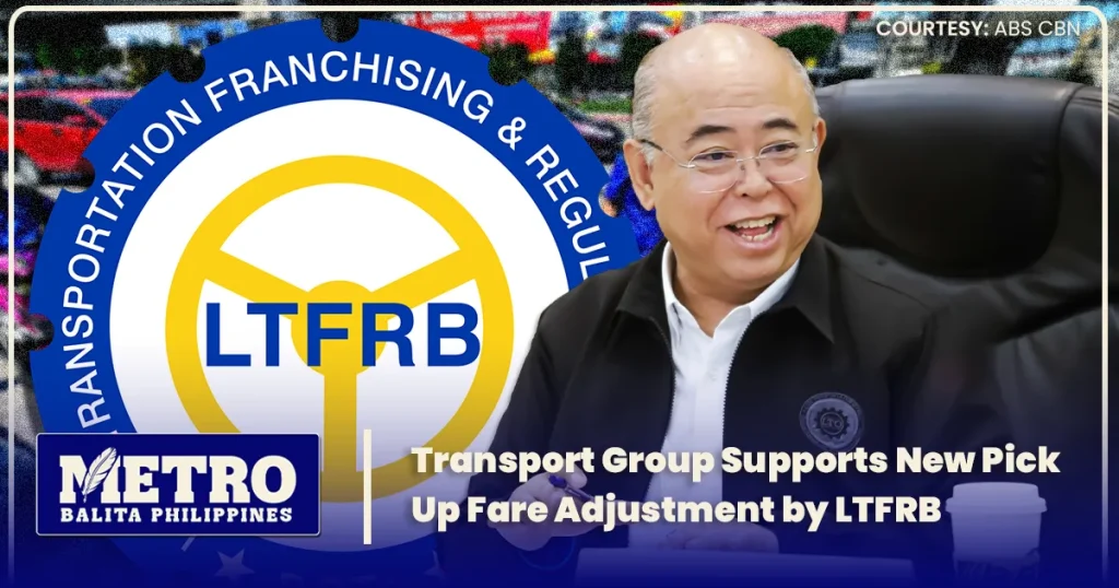 Transport Group Supports New Pick Up Fare Adjustment by LTFRB