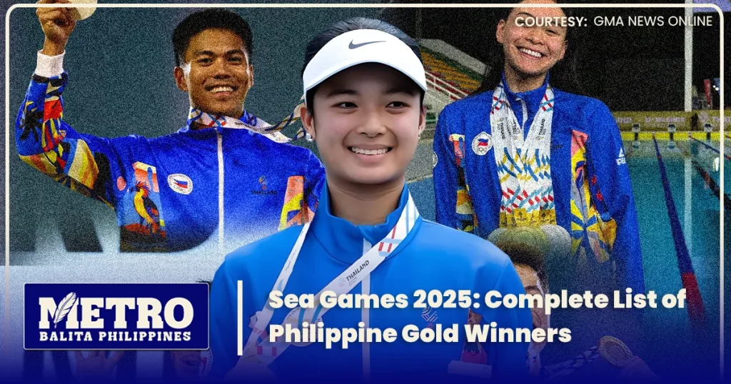 Sea Games 2025: Complete List of Philippine Gold Winners