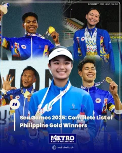 image of sea games 2025: complete list of philippine gold winners