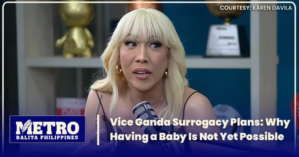 Vice Ganda Surrogacy Plans: Why Having a Baby Is Not Yet Possible