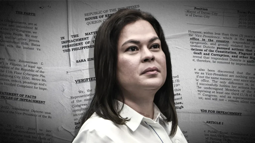 image of vice president sara duterte how the issue gained attention