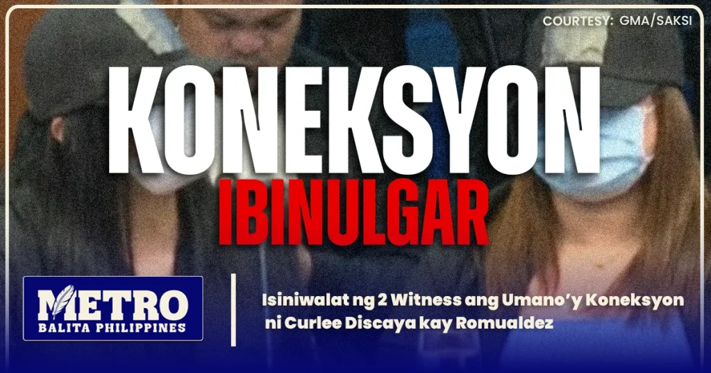 Isiniwalat ng 2 Witness ang Umano’y Koneksyon ni Curlee Discaya kay Romualdez
