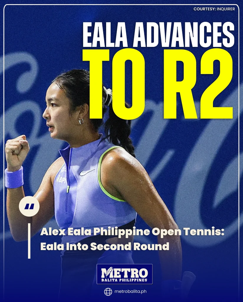 image of alex eala philippine open tennis: eala into second round