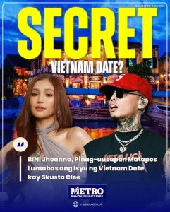 image of bini jhoanna, pinag-uusapan matapos lumabas ang isyu ng vietnam date kay skusta clee