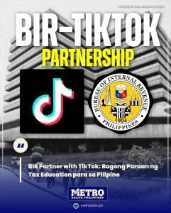 image bir partner with tiktok: bagong paraan ng tax education para sa pilipino