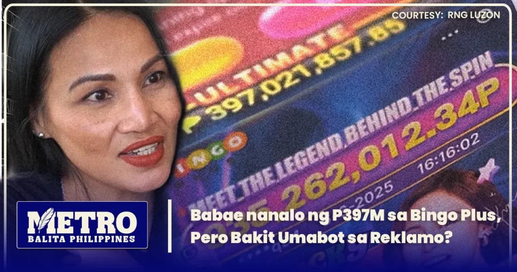 Babae nanalo ng ₱397M sa Bingo Plus, Pero Bakit Umabot sa Reklamo?