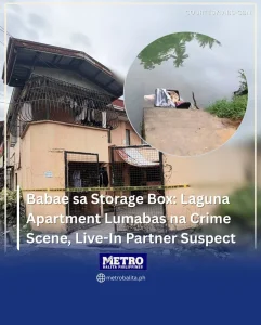 image of babae sa storage box: laguna apartment lumabas na crime scene, live-in partner suspect