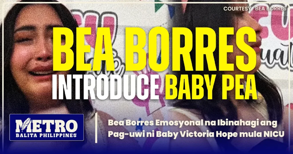 Bea Borres Emosyonal na Ibinahagi ang Pag-uwi ni Baby Victoria Hope mula NICU