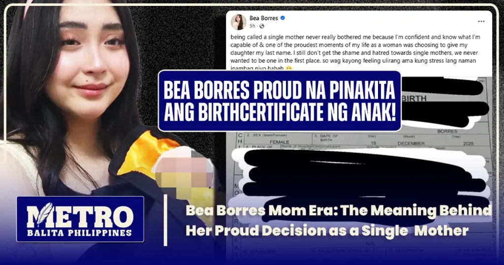 Bea Borres Mom Era: The Meaning Behind Her Proud Decision as a Single Mother