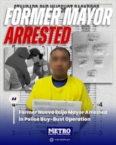 image of former nueva ecija mayor arrested in police buy-bust operation