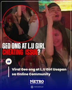 Viral Geo ong at L.U Girl Usapan sa Online Community