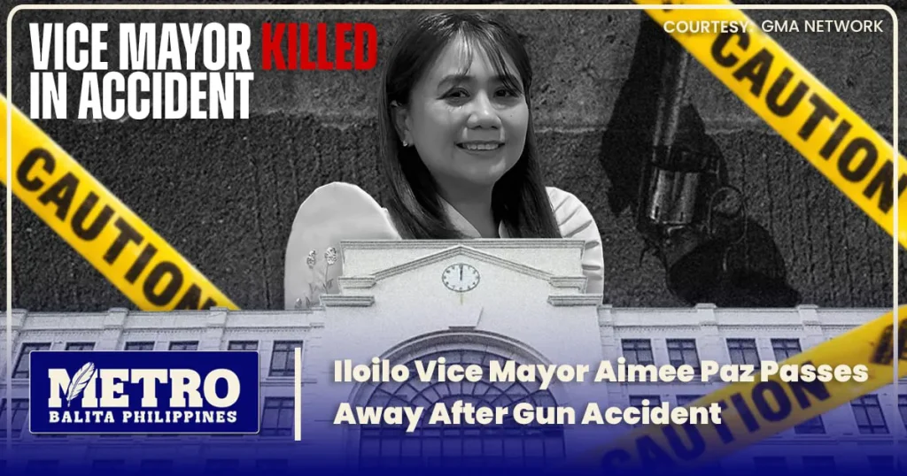 Iloilo Vice Mayor Aimee Paz Passes Away After Gun Accident