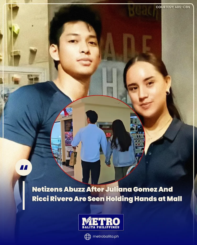 image of netizens abuzz after juliana gomez and ricci rivero are seen holding hands at mall