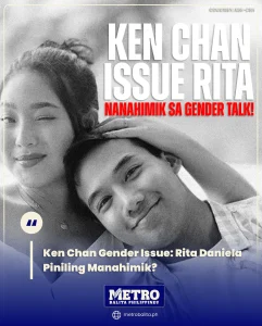 image of ken chan issue: rita daniela piniling manahimik?