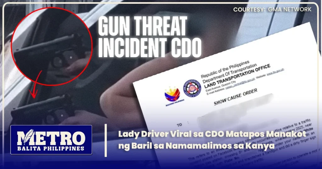 Lady Driver Viral sa CDO Matapos Manakot ng Baril sa Namamalimos sa Kanya