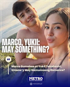image of marco gumabao at yukii takahashi, umano’y may namumuong romance?