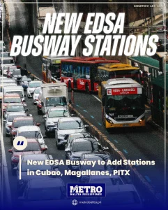image of new edsa busway to add stations in cubao, magallanes, pitx