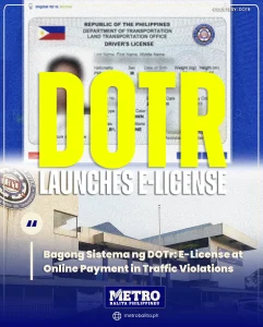 image bagong sistema ng dotr: e-license at online payment in traffic violations