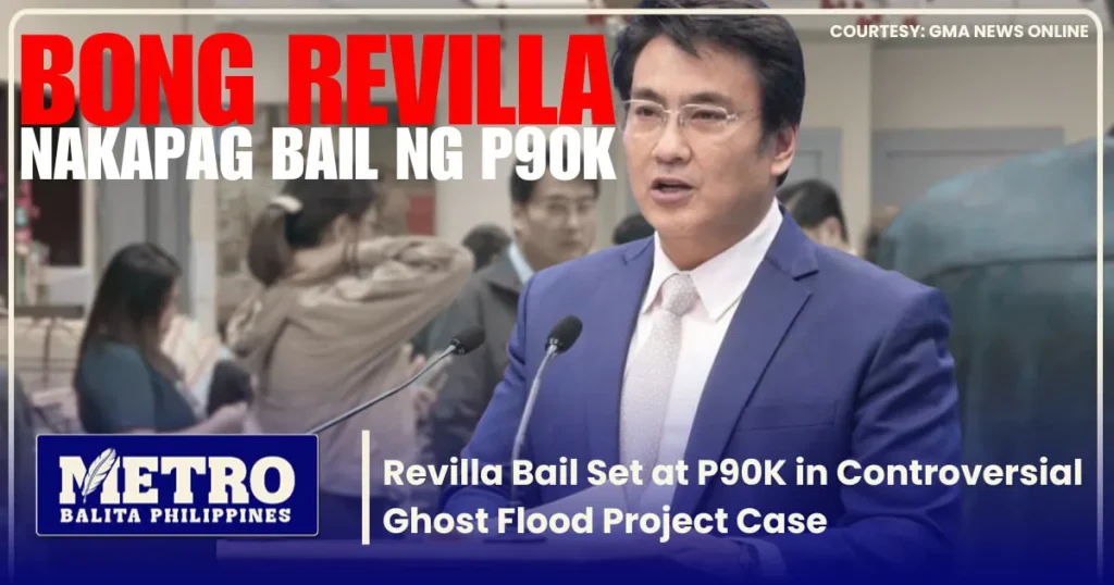 Revilla Bail Set at P90K in Controversial Ghost Flood Project Case