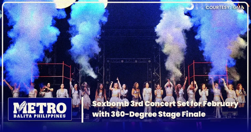 Sexbomb 3rd Concert Set for February with 360-Degree Stage Finale