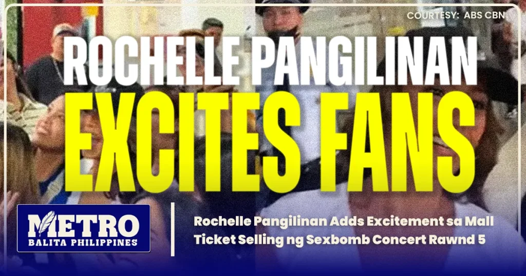 Rochelle Pangilinan Adds Excitement sa Mall Ticket Selling ng Sexbomb Concert Rawnd 5
