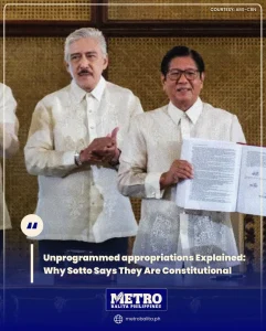 image of unprogrammed appropriations explained: why sotto says they are constitutional