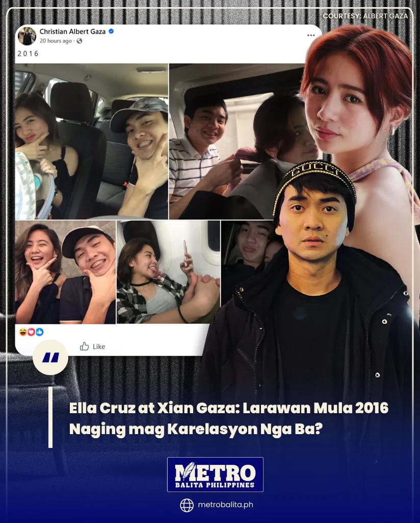 image of ella cruz at xian gaza: larawan mula 2016, naging mag karelasyon nga ba?