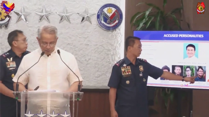 image of bong revilla pahayag ng pnp at proseso ng pag-aresto
