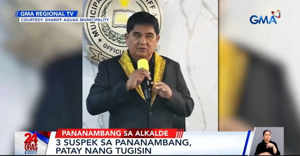 image of kalagayan ni mayor akmad ampatuan
