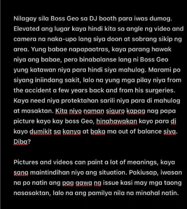 image of geo ong issue paglilinaw mula sa isang malapit sa pamilya