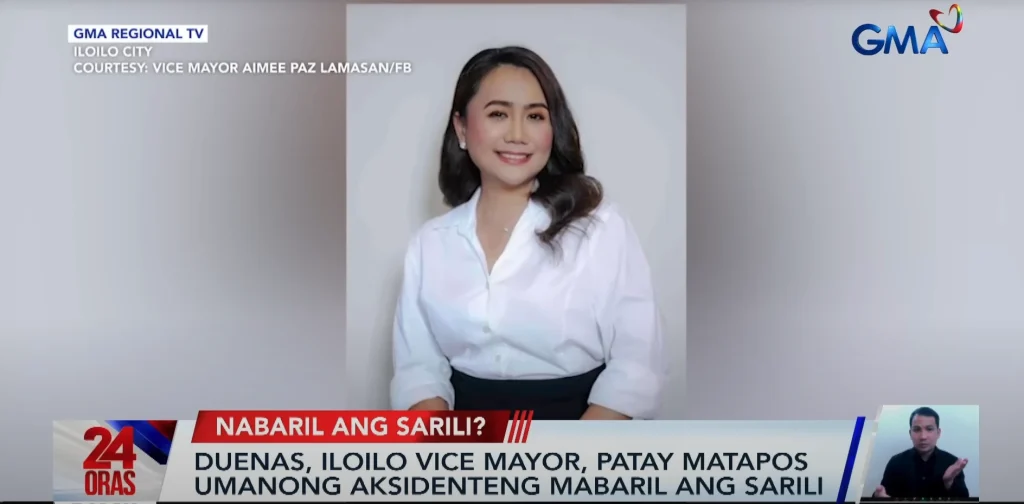 image of iloilo vice mayor aimee paz detalye ng aksidenteng pagkabaril