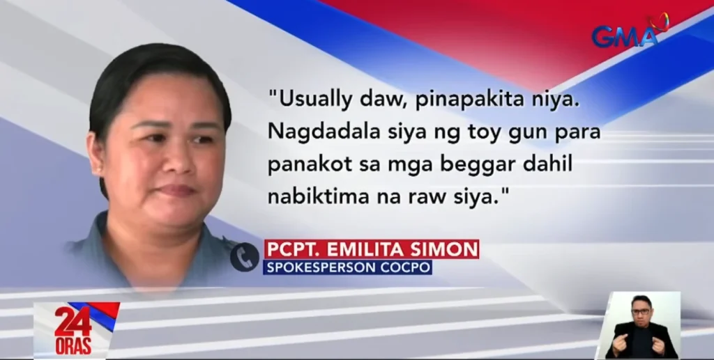 image of lady rider nilinaw ng pulisya ang tunay na nangyari