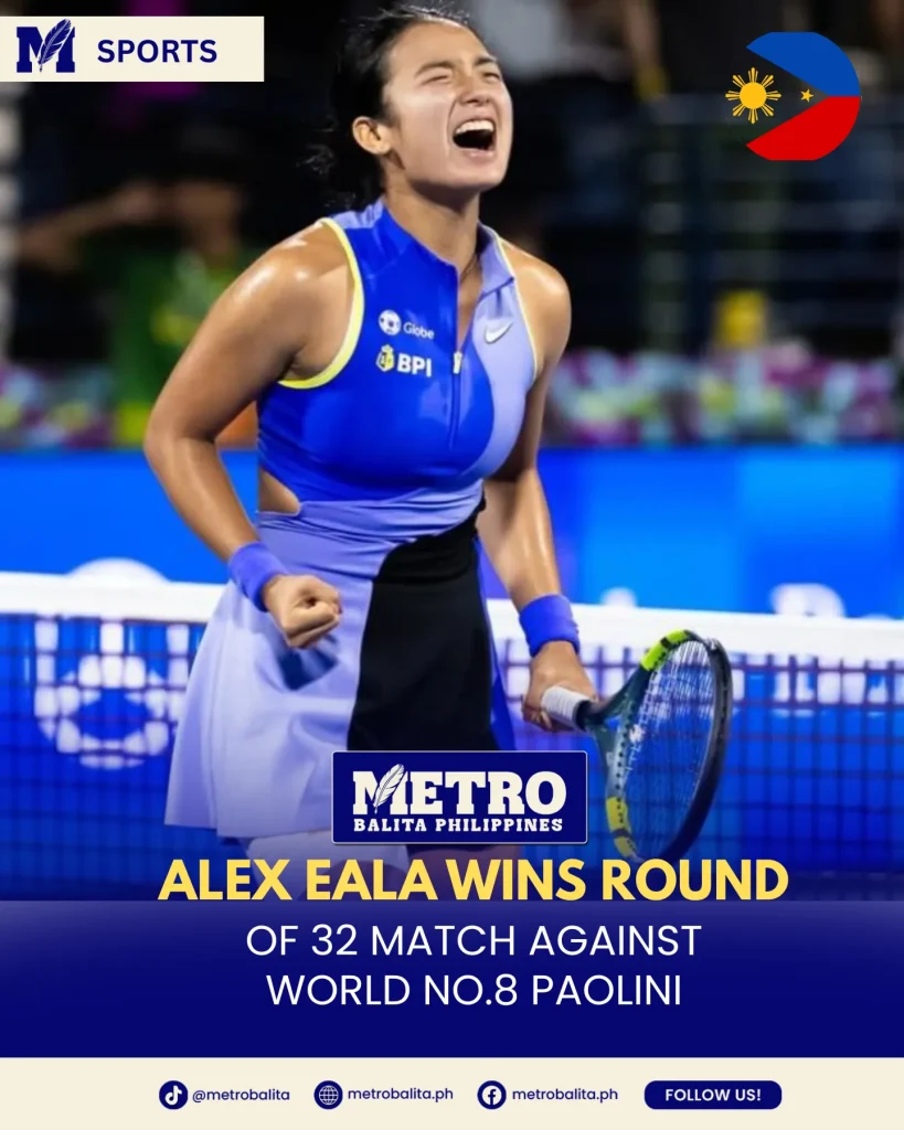 image of alex eala upsets world no. 8 paolini in dubai open run