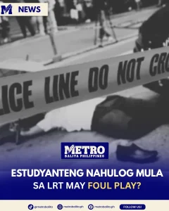 image of studyante tumalon sa lrt, nakunan sa dashcam