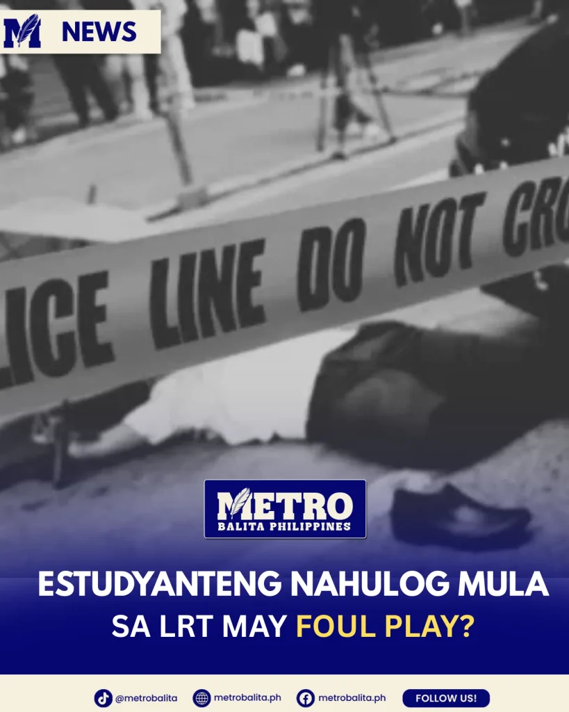 image of studyante tumalon sa lrt, nakunan sa dashcam