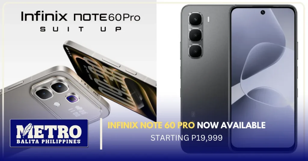 Infinix Note 60 Pro Now Available Starting P19,999