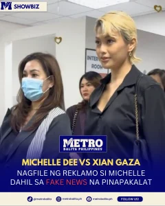 image of michelle dee nagsampa ng cyber libel complaint sa nbi laban kay xian gaza