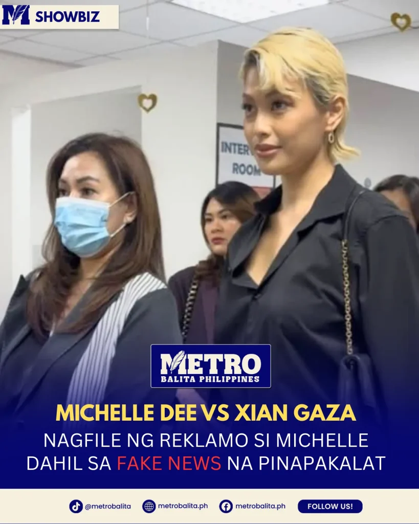 image of michelle dee nagsampa ng cyber libel complaint sa nbi laban kay xian gaza