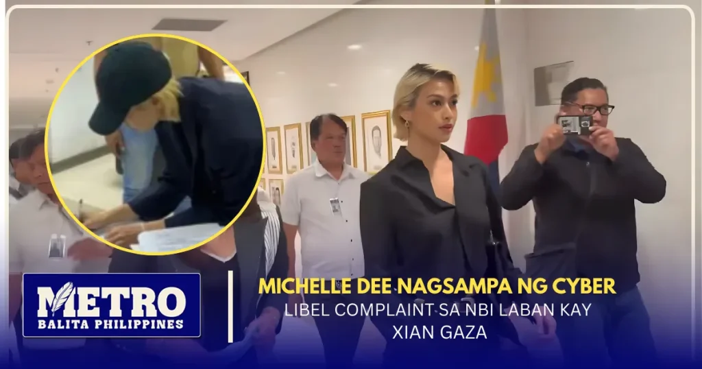 Michelle Dee Nagsampa ng Cyber Libel Complaint sa NBI Laban Kay Xian Gaza