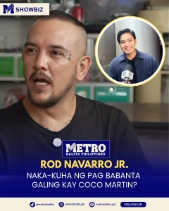 image of anak ni rod navarro sr, nakatikim ng banta galing kay coco martin
