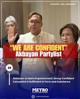 image of akbayan vs sara impeachment: group confident complaint is sufficient in form and substance