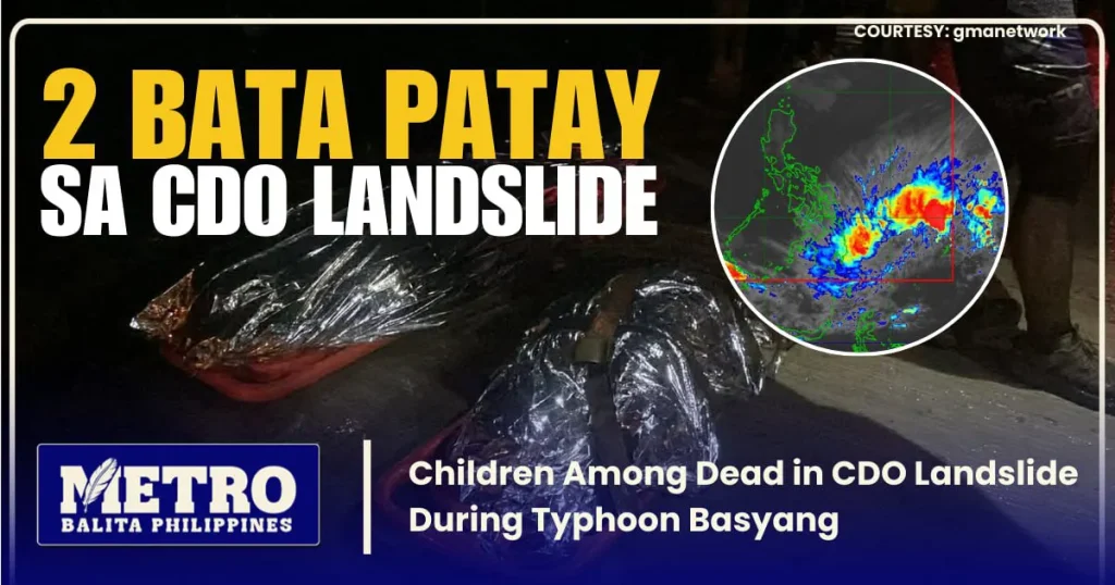 Children Among Dead in CDO Landslide During Typhoon Basyang