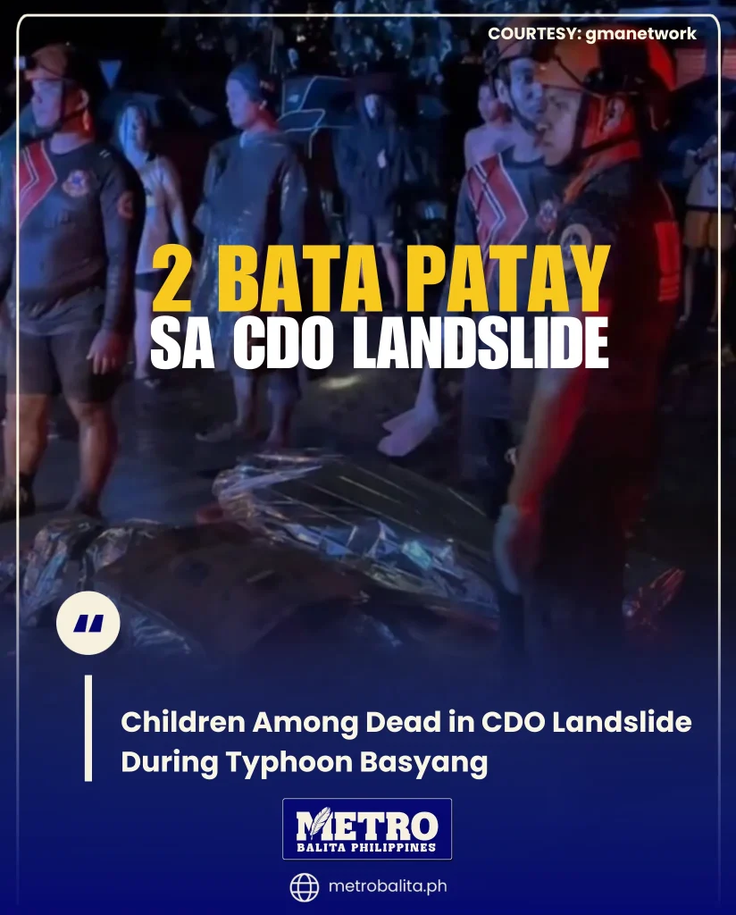 image of children among dead in cdo landslide during typhoon basyang