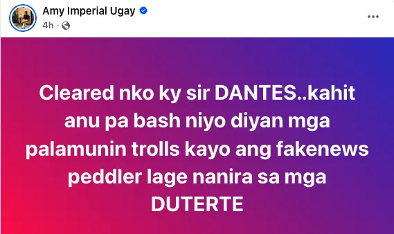 image of dingdong dantes netizen deletes post and issues apology