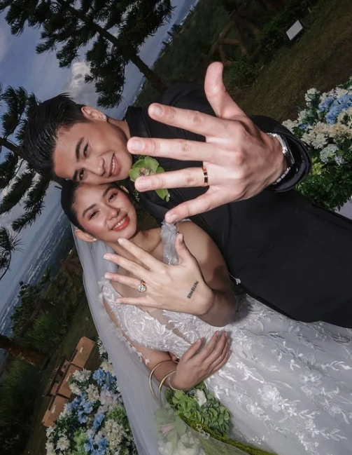 image of loisa andalio and ronnie alonte from engagement to marriage and parenthood